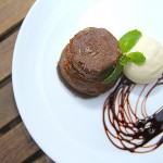 Warm Chocolate Cake from the Cafe Roma Winter Menu Update