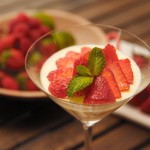 Chilled Lime Posset Pudding on Cafe Roma Easter Menu 2013